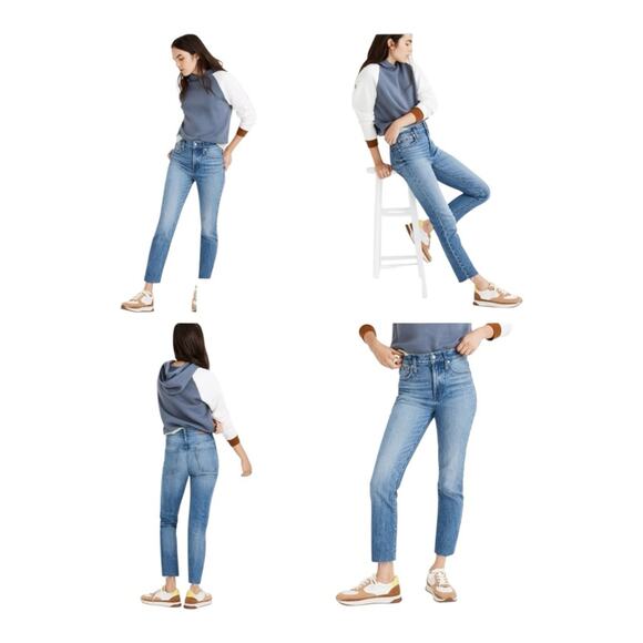 Madewell Denim - Madewell The Perfect Vintage Jean In Enmore Wash Raw Hem Edition